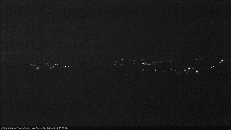 Lake Travis webcam, November 6, 2019 10:55 PM CT
