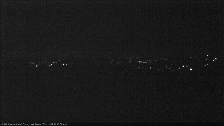 Lake Travis webcam, November 6, 2019 11:20 PM CT