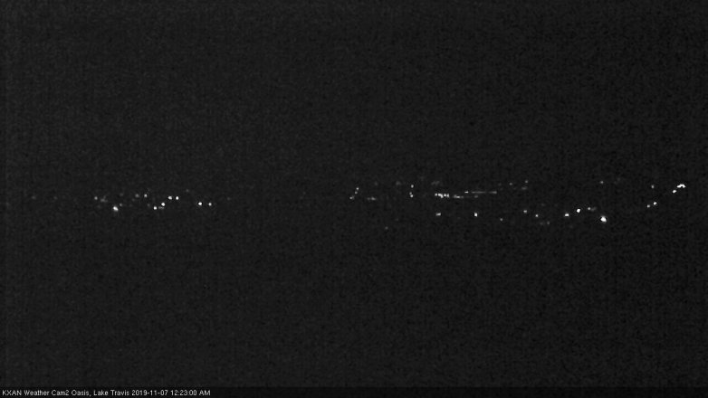 Lake Travis webcam, November 6, 2019 11:25 PM CT