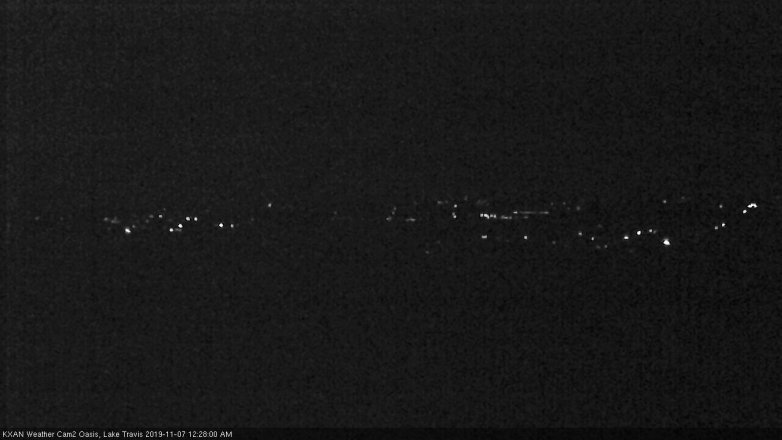Lake Travis webcam, November 6, 2019 11:30 PM CT