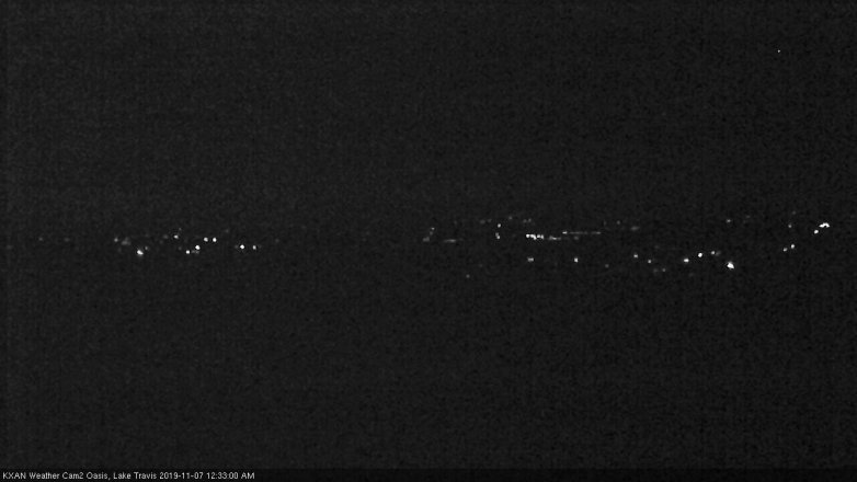 Lake Travis webcam, November 6, 2019 11:35 PM CT