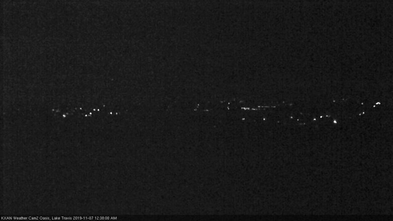 Lake Travis webcam, November 6, 2019 11:40 PM CT