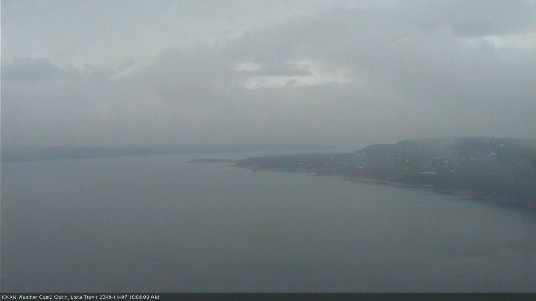 Lake Travis webcam, November 7, 2019 9:10 AM CT