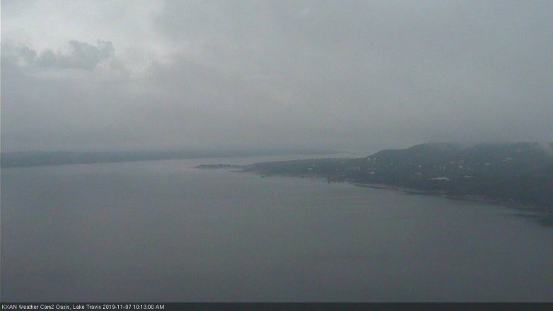 Lake Travis webcam, November 7, 2019 9:15 AM CT