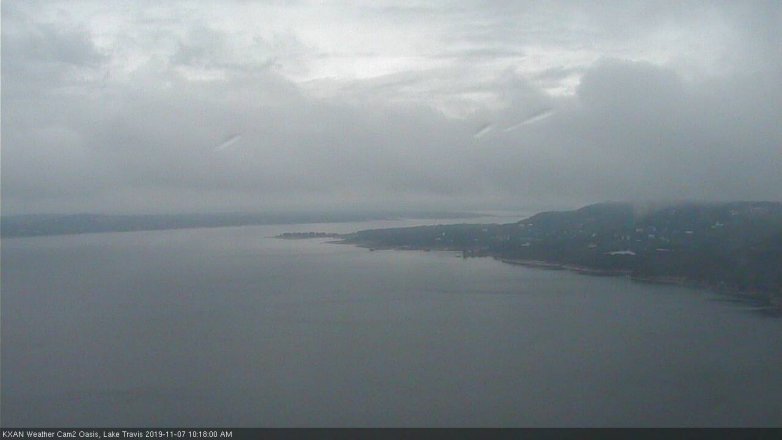 Lake Travis webcam, November 7, 2019 9:20 AM CT