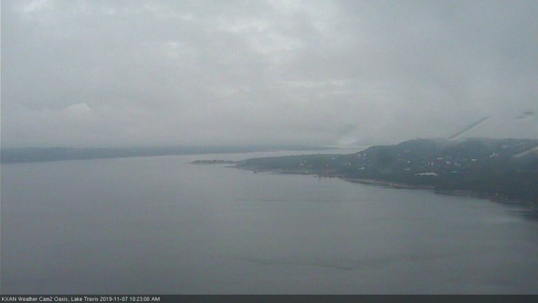 Lake Travis webcam, November 7, 2019 9:25 AM CT