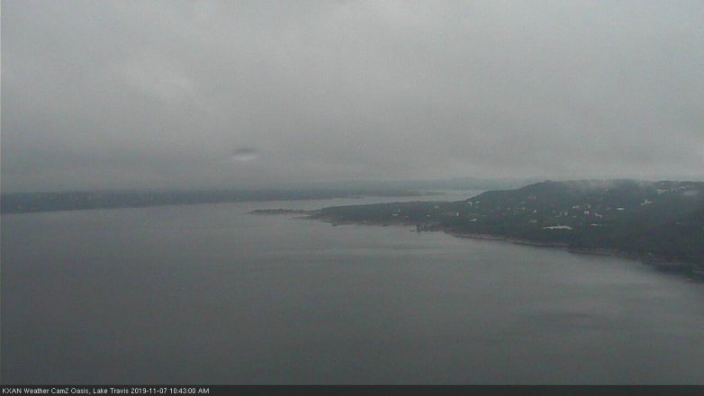 Lake Travis webcam, November 7, 2019 9:45 AM CT