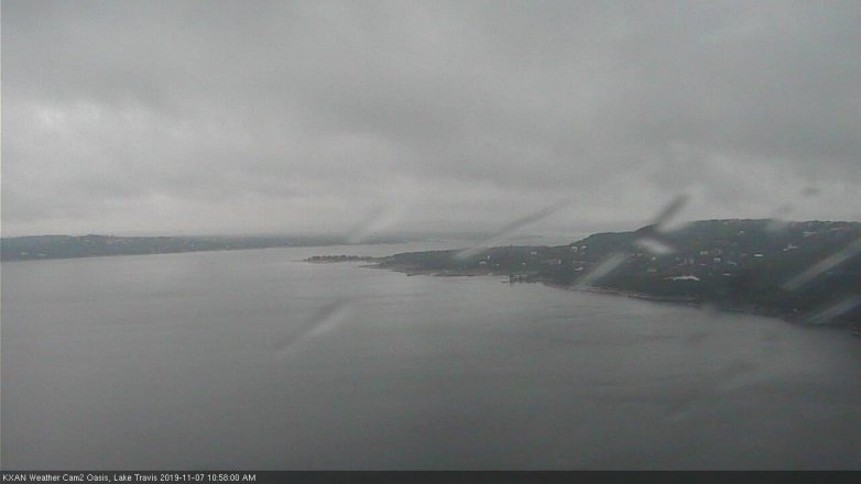 Lake Travis webcam, November 7, 2019 10:00 AM CT