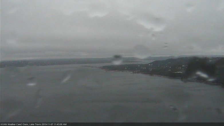 Lake Travis webcam, November 7, 2019 10:45 AM CT