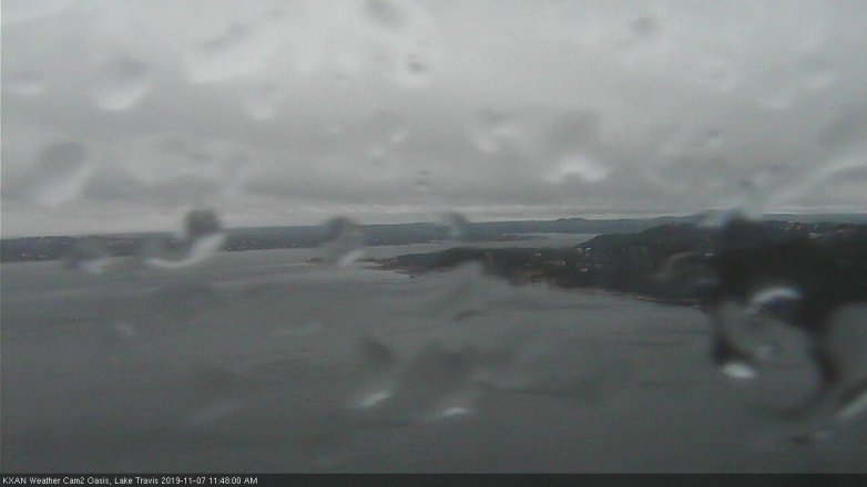 Lake Travis webcam, November 7, 2019 10:50 AM CT