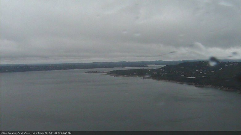 Lake Travis webcam, November 7, 2019 11:30 AM CT