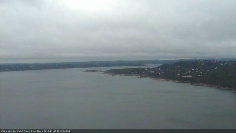Lake Travis webcam, November 7, 2019 11:45 AM CT
