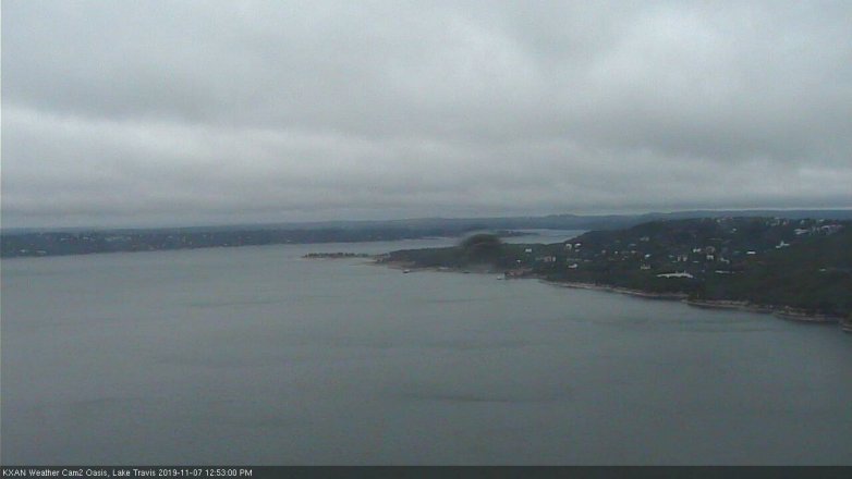 Lake Travis webcam, November 7, 2019 11:55 AM CT