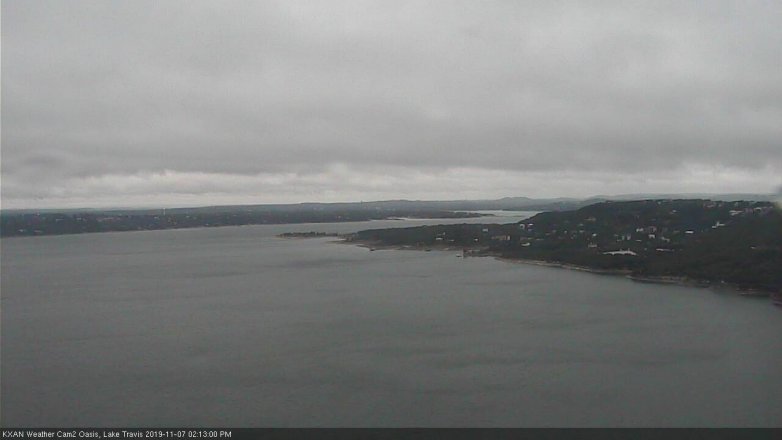 Lake Travis webcam, November 7, 2019 1:15 PM CT