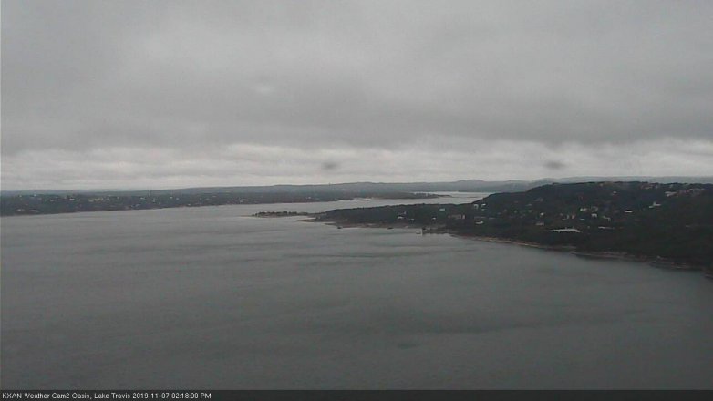 Lake Travis webcam, November 7, 2019 1:20 PM CT