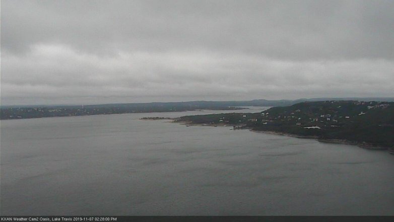 Lake Travis webcam, November 7, 2019 1:30 PM CT