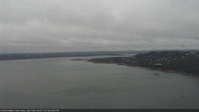 Lake Travis webcam, November 7, 2019 1:45 PM CT
