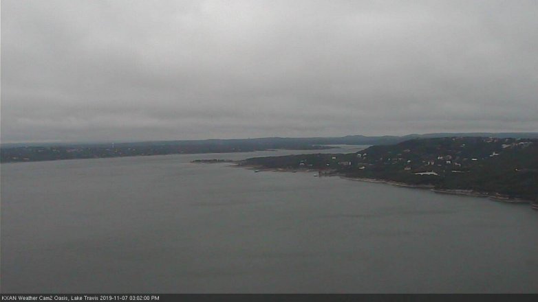 Lake Travis webcam, November 7, 2019 2:05 PM CT