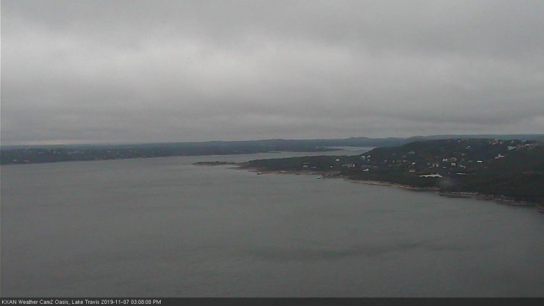 Lake Travis webcam, November 7, 2019 2:10 PM CT