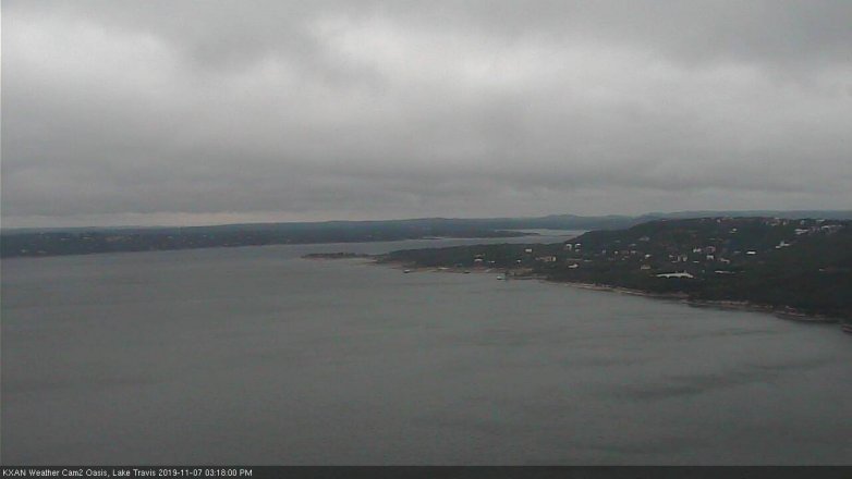 Lake Travis webcam, November 7, 2019 2:20 PM CT