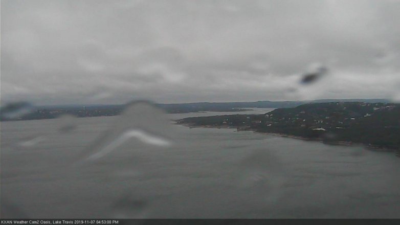 Lake Travis webcam, November 7, 2019 3:55 PM CT
