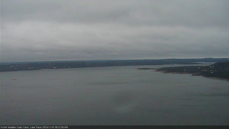 Lake Travis webcam, November 7, 2019 4:30 PM CT
