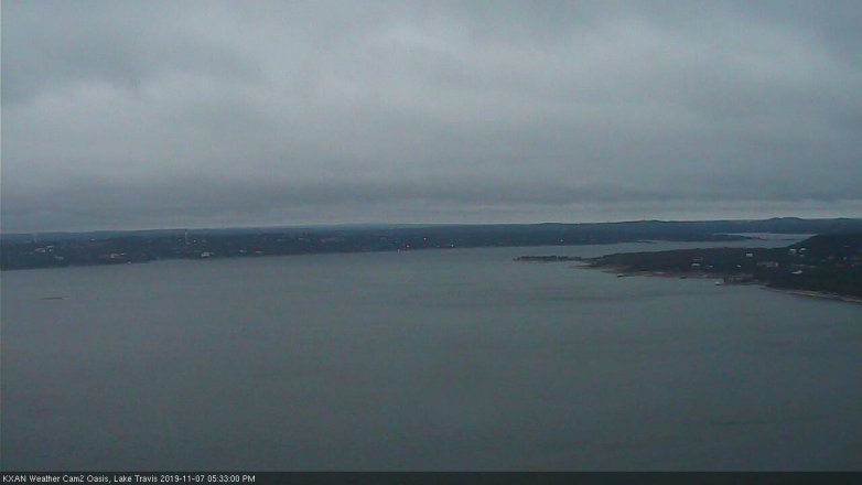 Lake Travis webcam, November 7, 2019 4:35 PM CT
