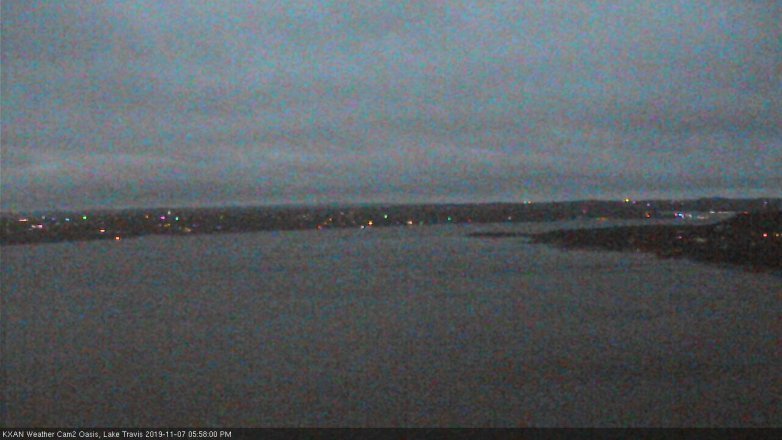 Lake Travis webcam, November 7, 2019 5:00 PM CT
