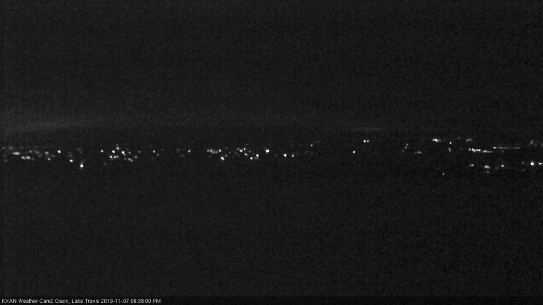 Lake Travis webcam, November 7, 2019 5:40 PM CT