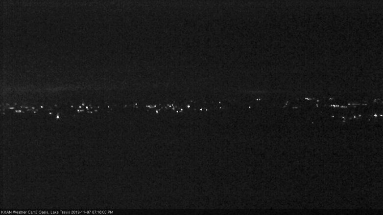 Lake Travis webcam, November 7, 2019 6:20 PM CT