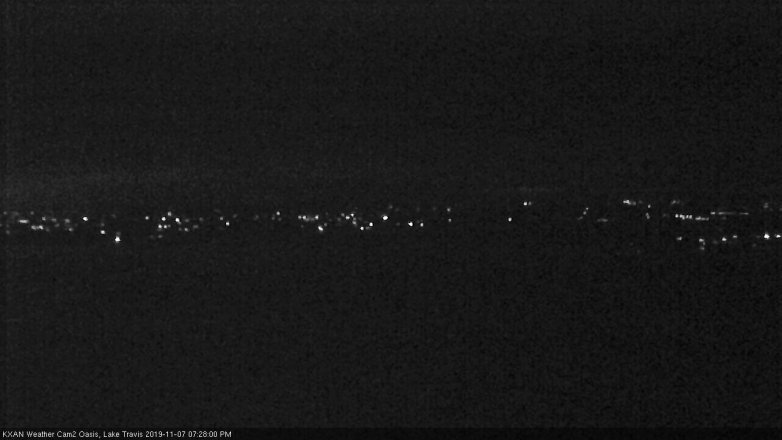 Lake Travis webcam, November 7, 2019 6:30 PM CT