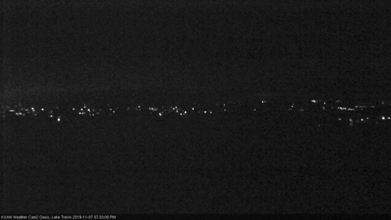 Lake Travis webcam, November 7, 2019 6:35 PM CT