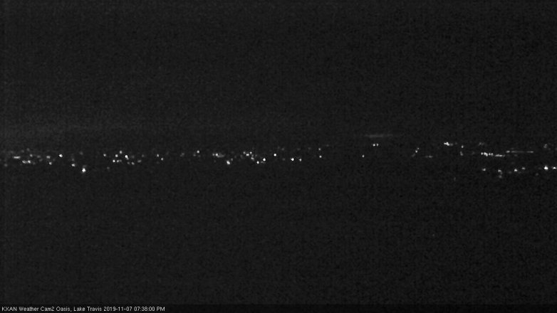 Lake Travis webcam, November 7, 2019 6:40 PM CT