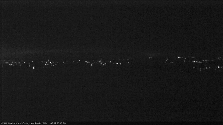 Lake Travis webcam, November 7, 2019 6:55 PM CT