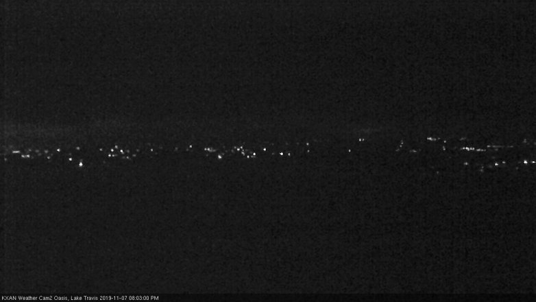 Lake Travis webcam, November 7, 2019 7:05 PM CT