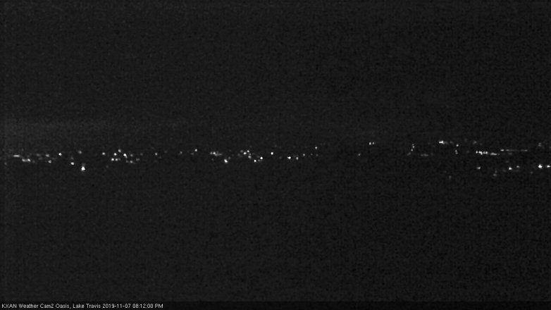 Lake Travis webcam, November 7, 2019 7:15 PM CT