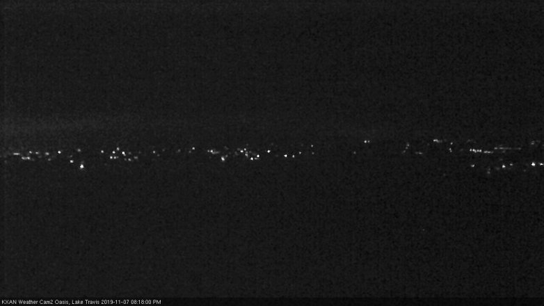 Lake Travis webcam, November 7, 2019 7:20 PM CT