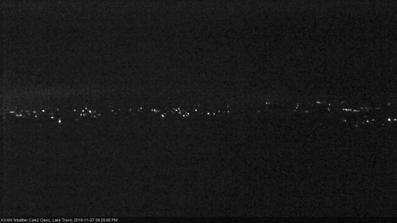 Lake Travis webcam, November 7, 2019 7:30 PM CT