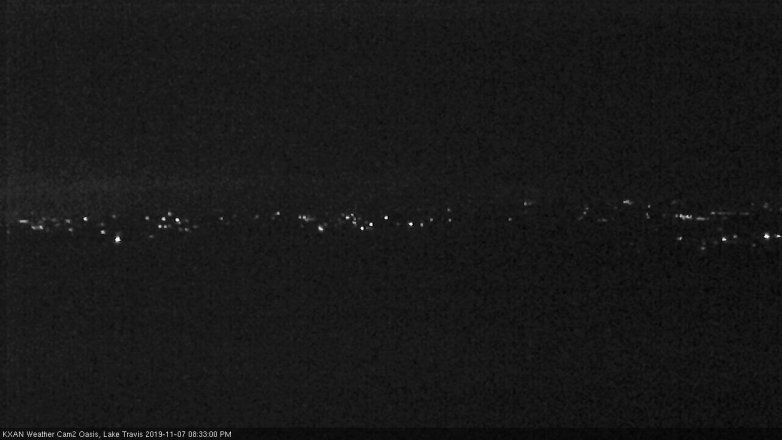 Lake Travis webcam, November 7, 2019 7:35 PM CT