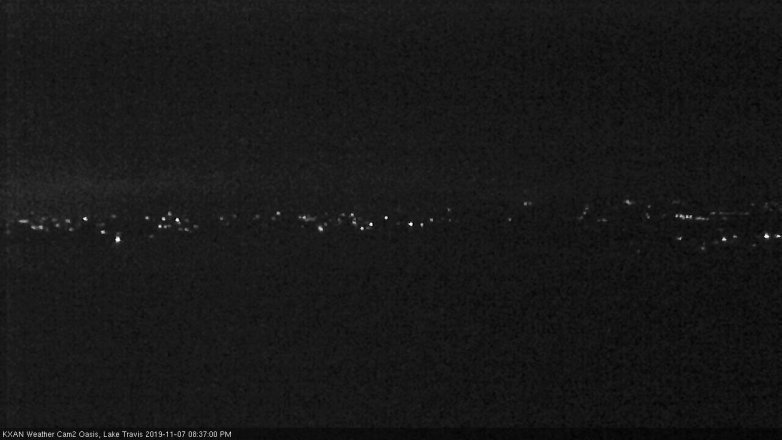 Lake Travis webcam, November 7, 2019 7:40 PM CT