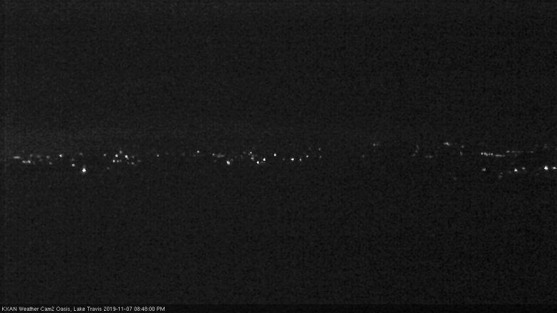 Lake Travis webcam, November 7, 2019 7:50 PM CT