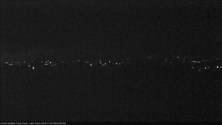 Lake Travis webcam, November 7, 2019 7:55 PM CT