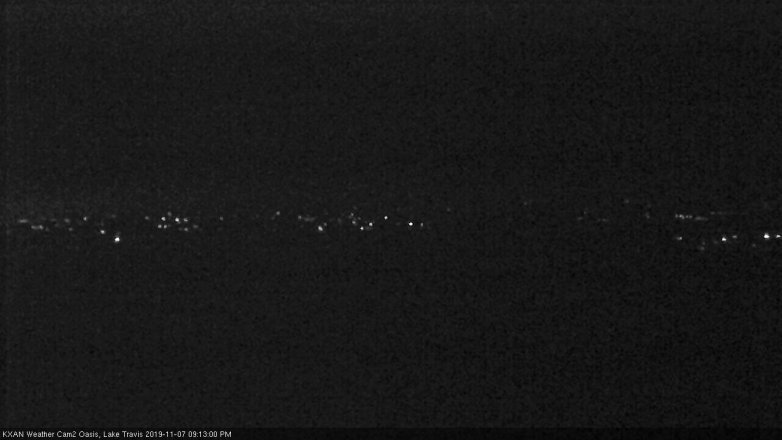 Lake Travis webcam, November 7, 2019 8:15 PM CT