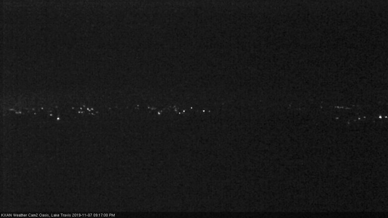 Lake Travis webcam, November 7, 2019 8:20 PM CT