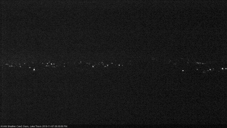 Lake Travis webcam, November 7, 2019 8:40 PM CT