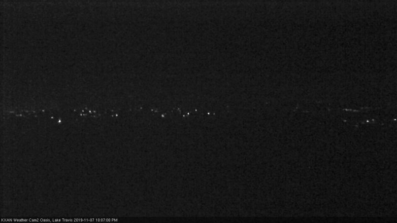 Lake Travis webcam, November 7, 2019 9:10 PM CT