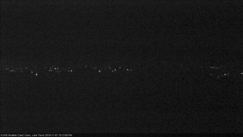 Lake Travis webcam, November 7, 2019 9:15 PM CT