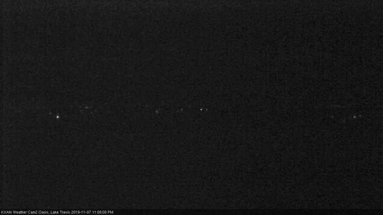 Lake Travis webcam, November 7, 2019 10:10 PM CT