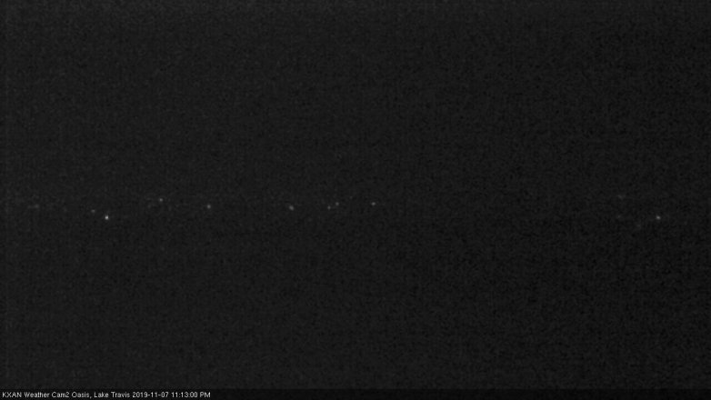 Lake Travis webcam, November 7, 2019 10:15 PM CT