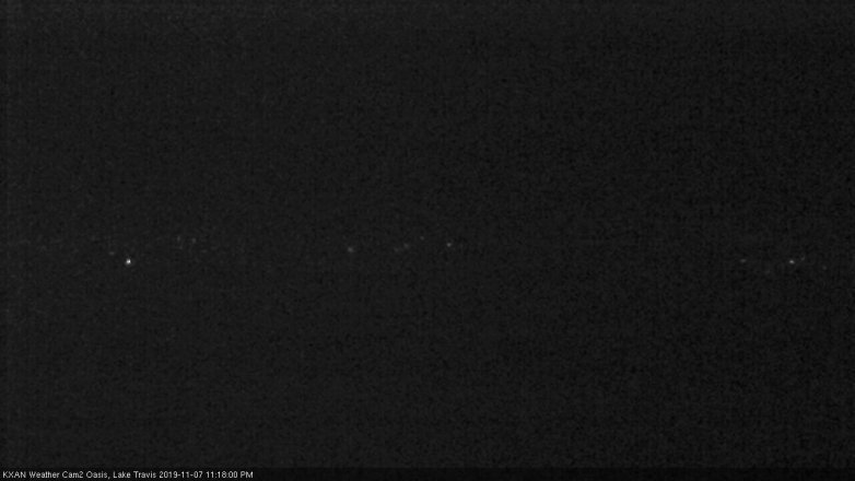 Lake Travis webcam, November 7, 2019 10:20 PM CT